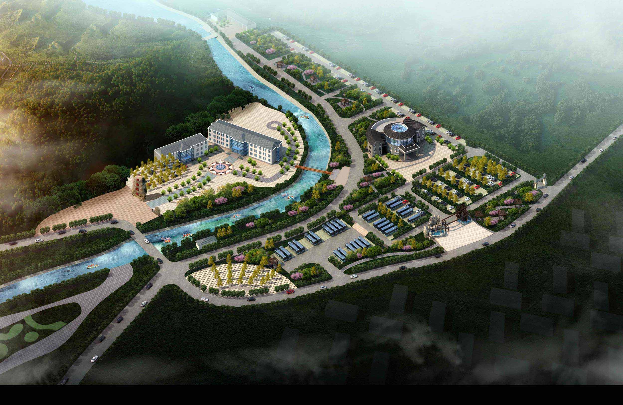 嵩縣蓮花山山地運(yùn)動度假區(qū)——雙溪漂流修建性詳細(xì)規(guī)劃